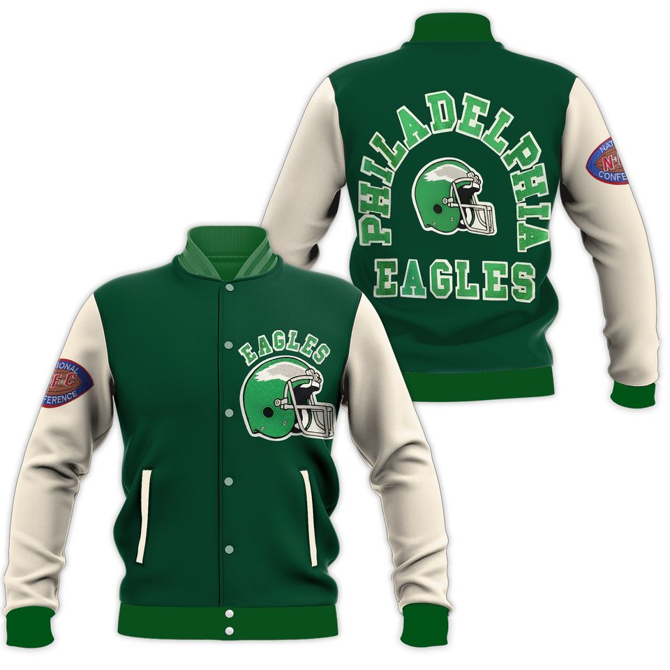 Philadelphia Eagle's Varsity Jacket - Retro Football Jacket - Gift for Him