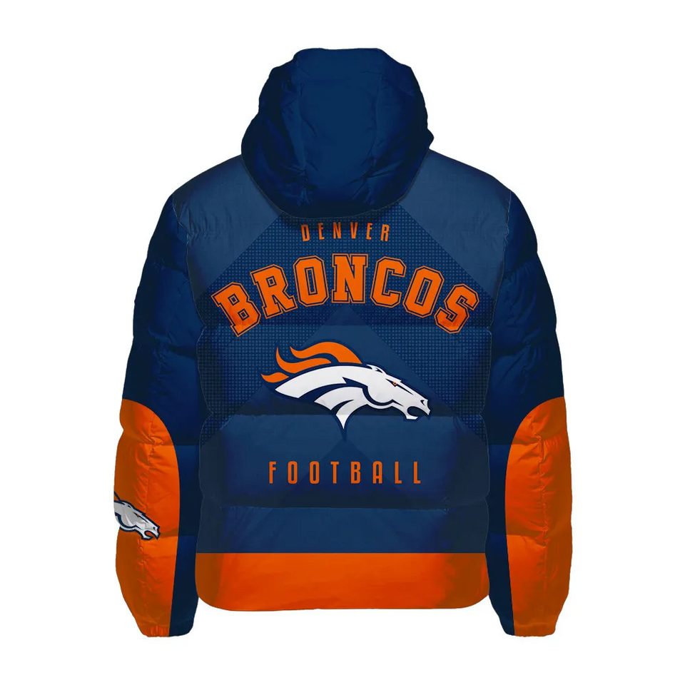 Denver Broncos Hooded Puffer Jacket