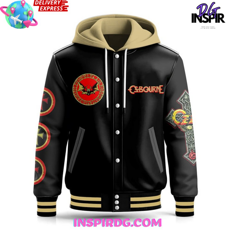 Ozzy Osbourne x Black Sabbath Hooded Varsity Jacket