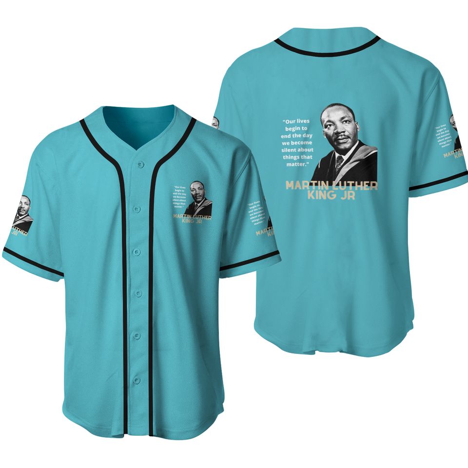 MARTIN LUTHER KING JR QUOTE Baseball Jerseys