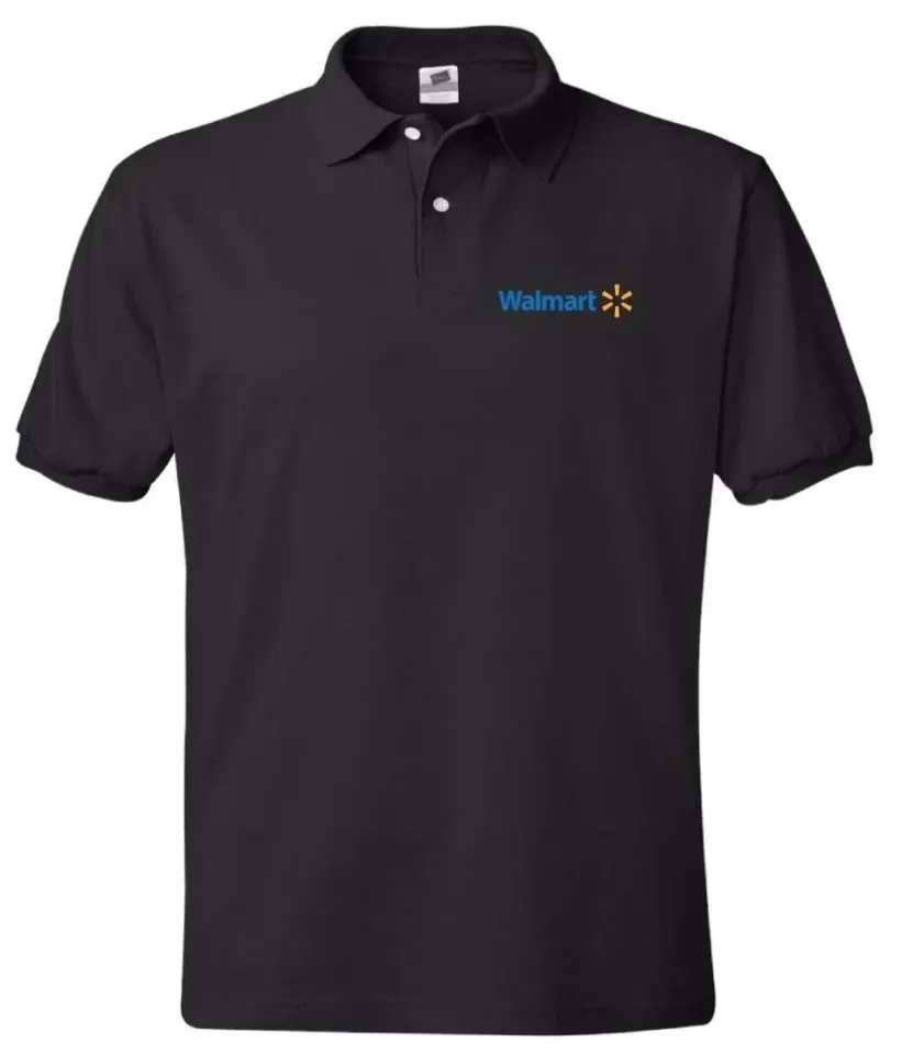 Walmart Logo Polo Shirt, Embroidered, Uniform