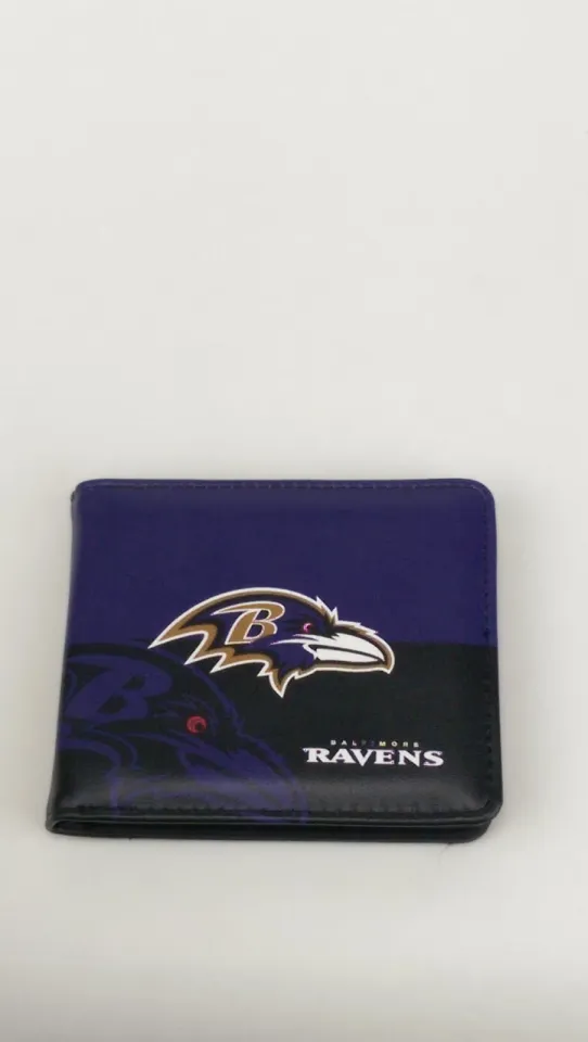 Baltimore Ravens Bifold Men's Wallet Vegan Leather Accessories