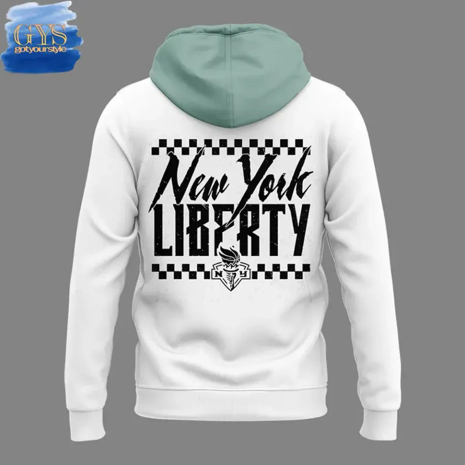 New York Liberty x Essentials Limited Edition White Hoodie