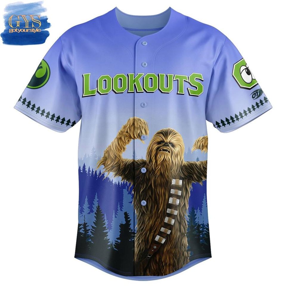 Chattanooga Lookouts Star Wars Baseball Jersey