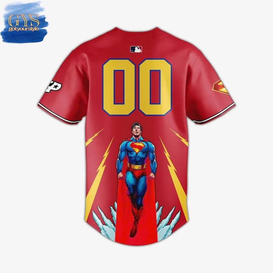 El Paso Chihuahuas 2025 Superman Night Baseball Jersey