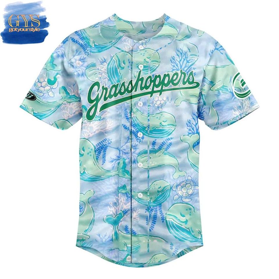 Greensboro Grasshoppers Simply Southern Night Baseball Jersey