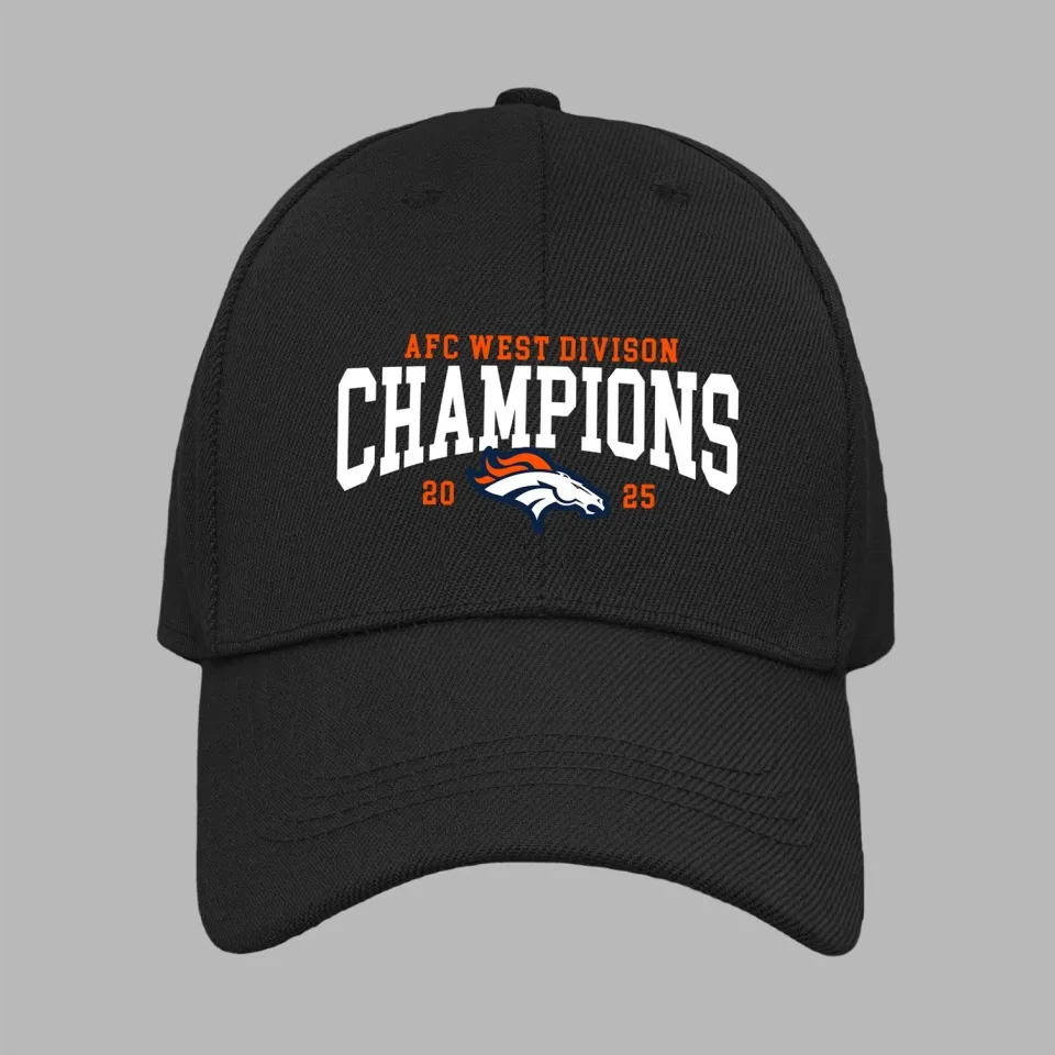 Denver Broncos 2025 AFC West Division Champions Baseball Cap
