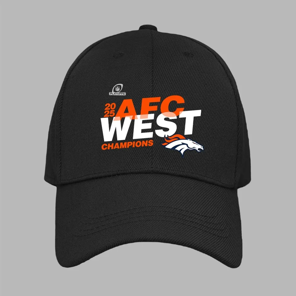 Denver Broncos 2025 AFC West Division Champions HBaseball Cap
