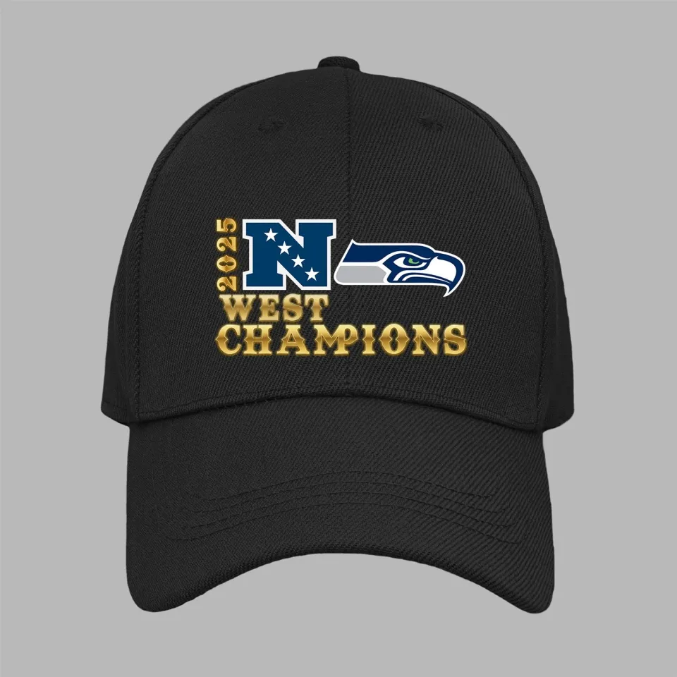 Seattle Seahawks 2025 NFC West Champions Baseball Cap