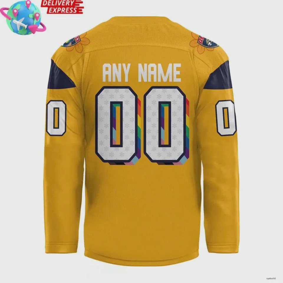 Personalized Florida Panthers Pride Month Hockey Jersey