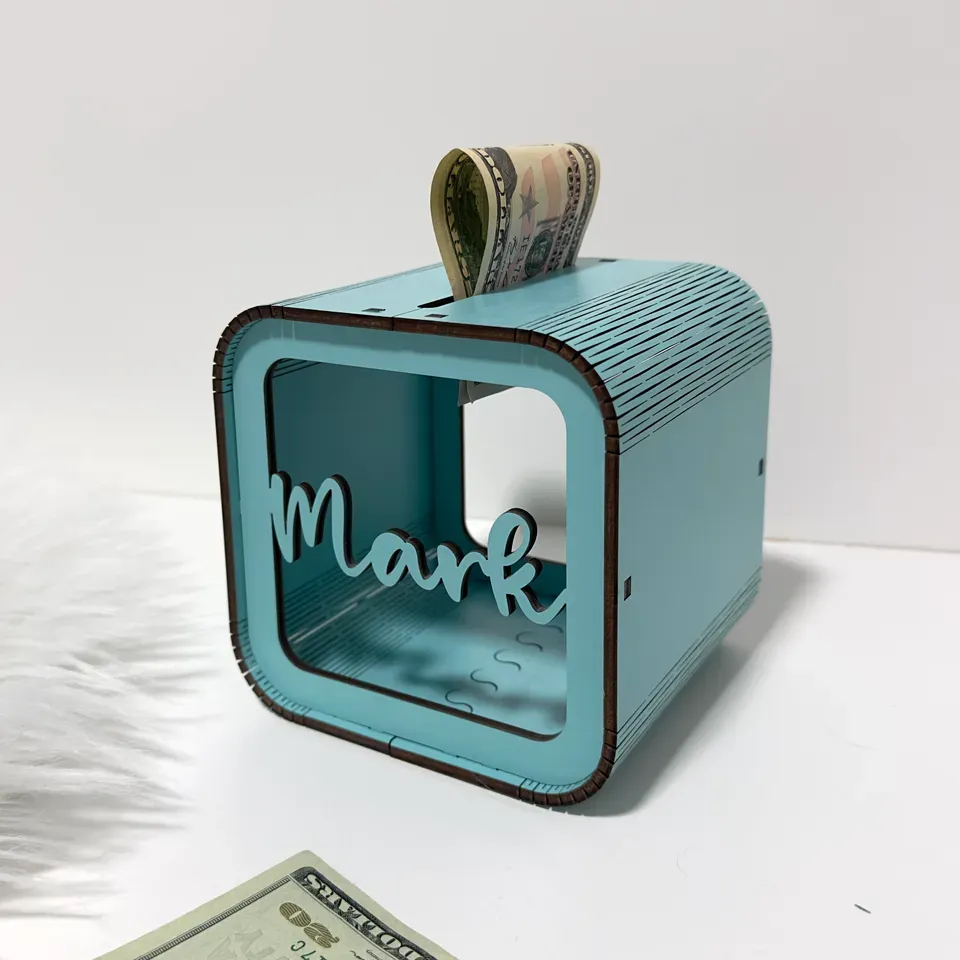 Personalized Money Box, Boy Gift Idea, Money Banks, Cash Box