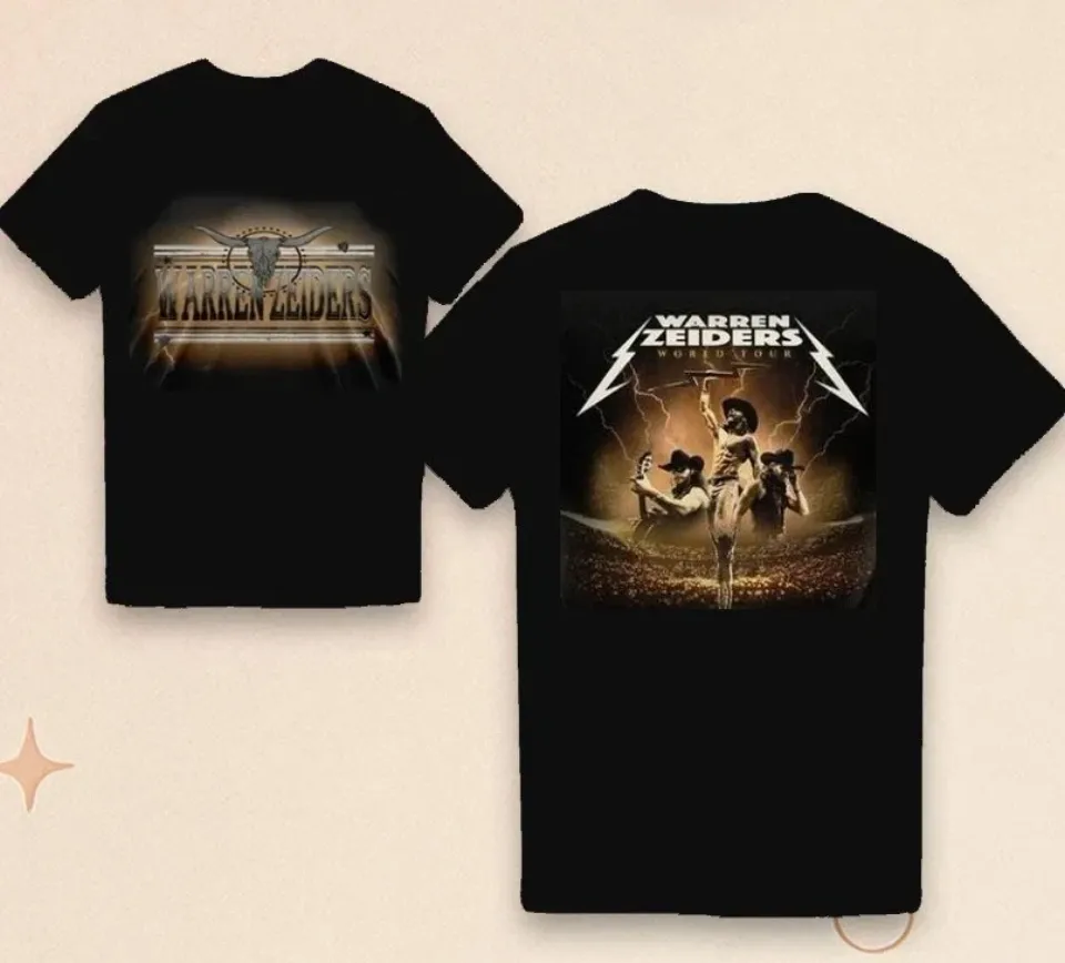 Warren Zeiders 2026 World Tour Thunder Two Sided Shirt