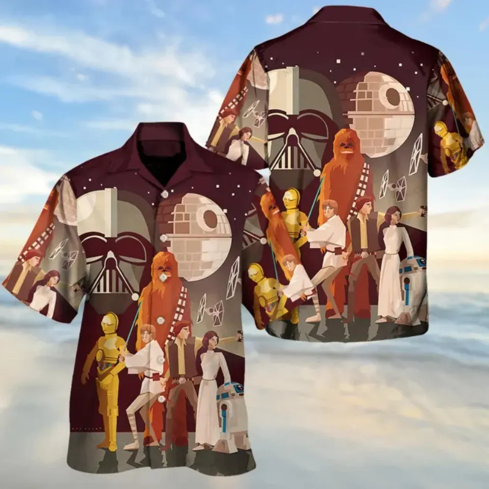 Disney Star Wars 20th Anniversary Squads Retro Hawaiian Shirt