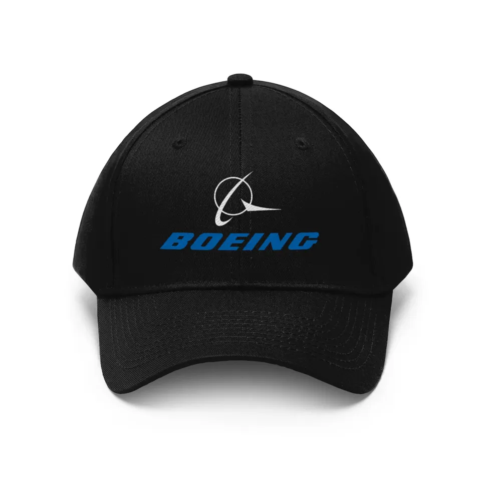 Boeing American Aircraft Black Baseball Cap