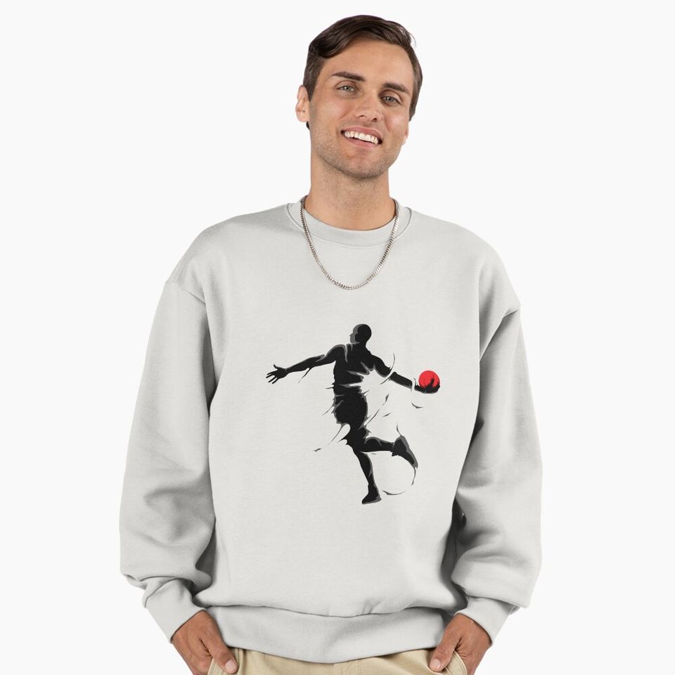 Playing Basketball Premium Oversized Sweatshirt