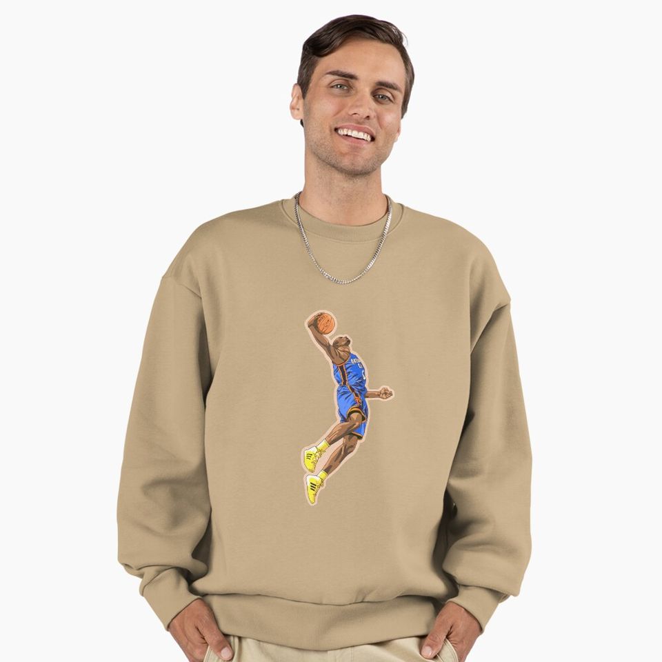 Serge Ibaka Artwork Premium Oversized Sweatshirt
