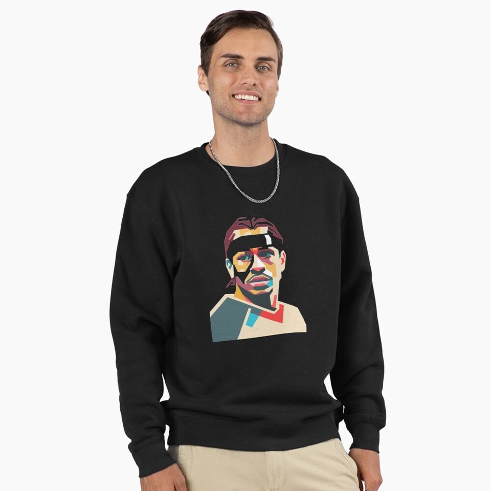 Colorful Allen Iverson All Star game Pullover Sweatshirt