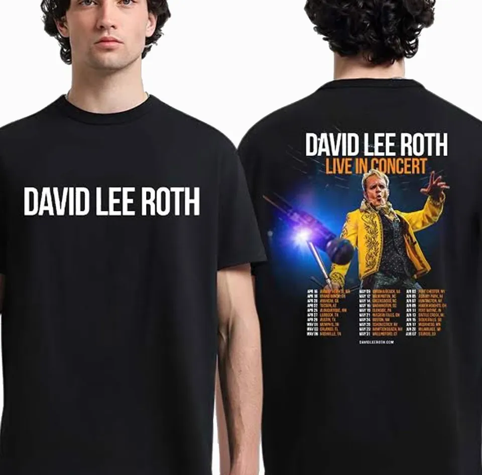 David Lee Roth North American Tour 2026 T Shirt