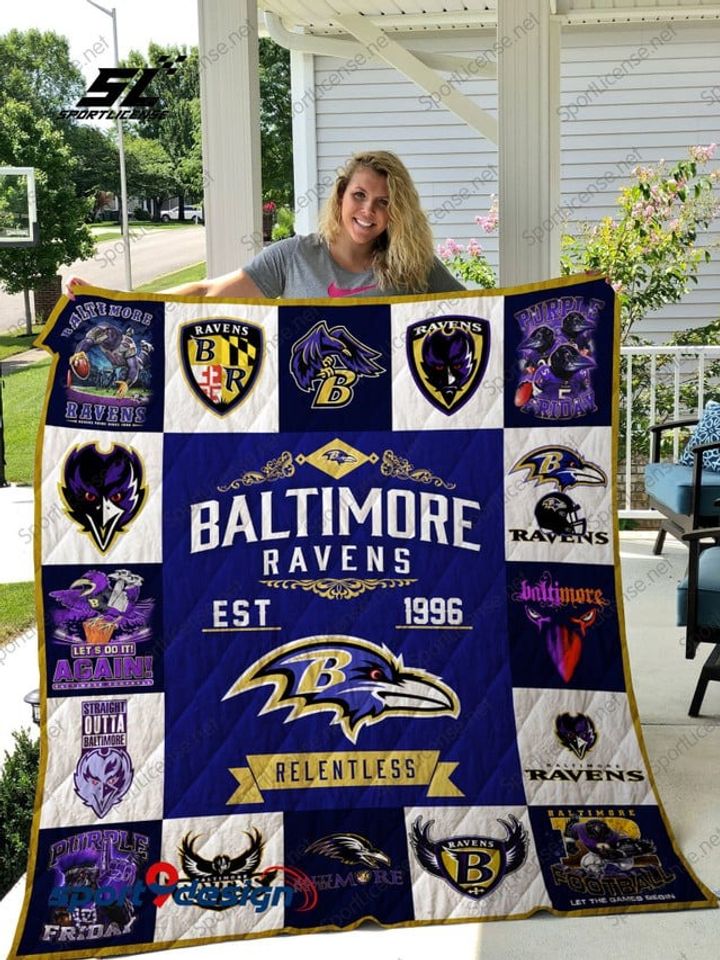 Baltimore Ravens Blanket, Gift For Fans