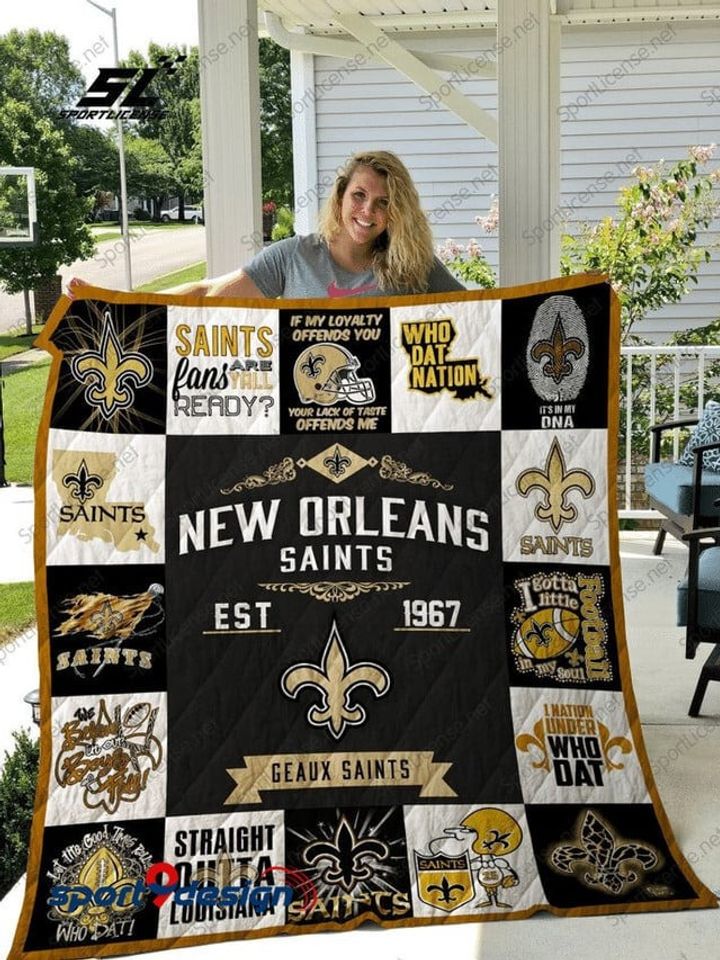 New Orleans Saints Blanket, Gift For Fans
