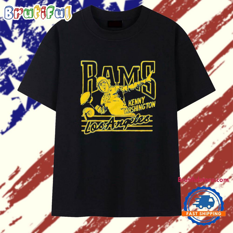 Los Angeles Rams Kenny Washington Legend signature cartoon T Shirt