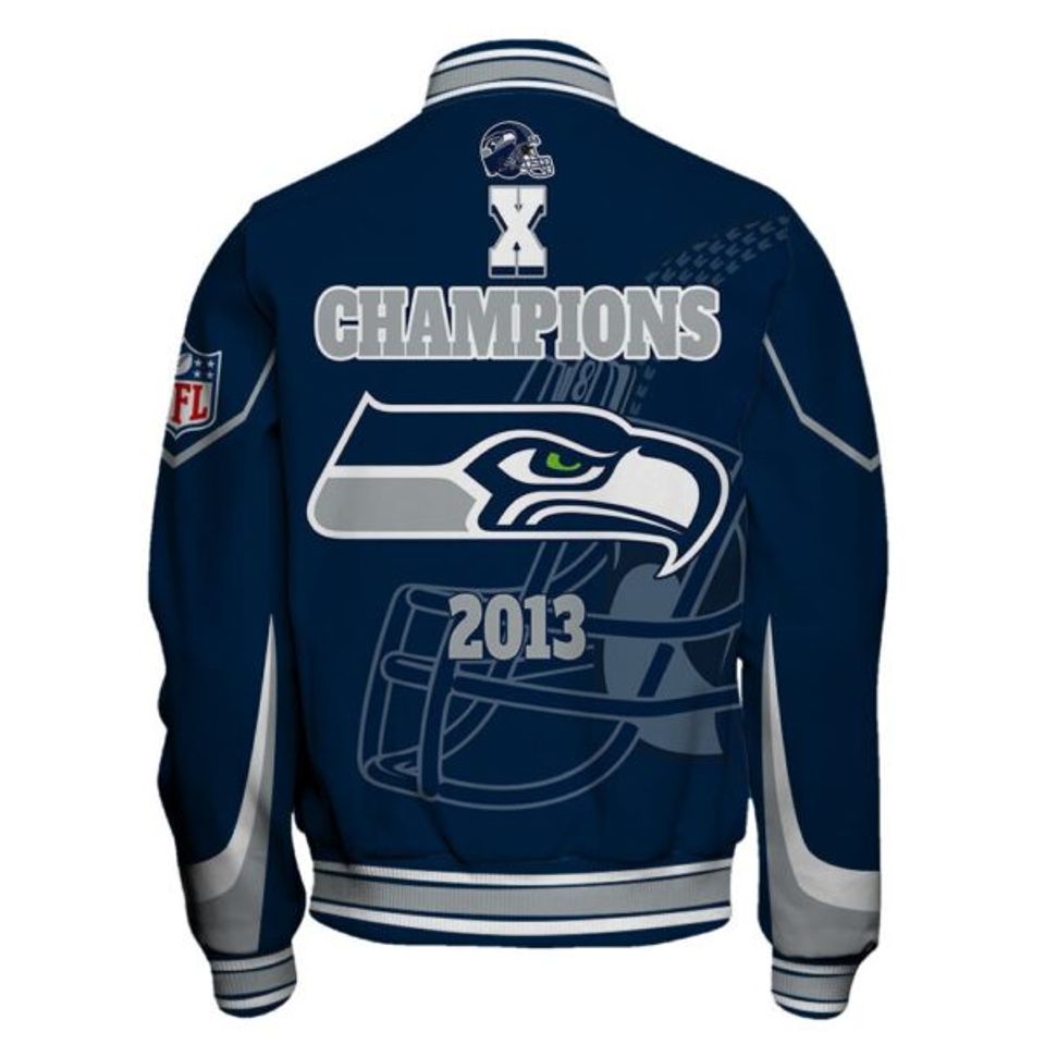 Seattle Seahawks Bowl Champions Varsity Jacket