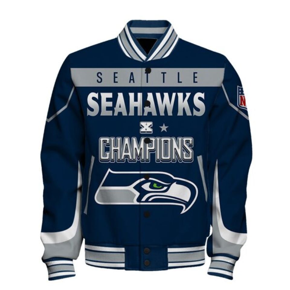 Seattle Seahawks Bowl Champions Varsity Jacket