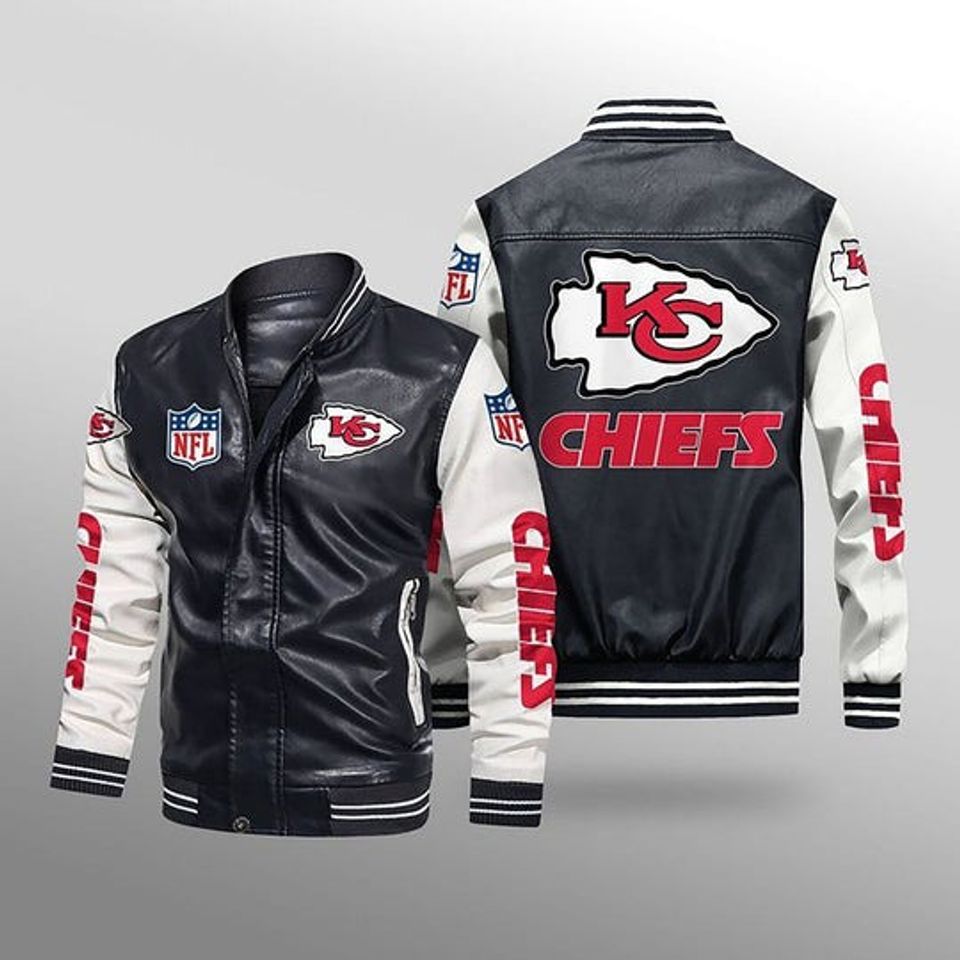 Kansas City Chiefs Leather Varsity Jackets