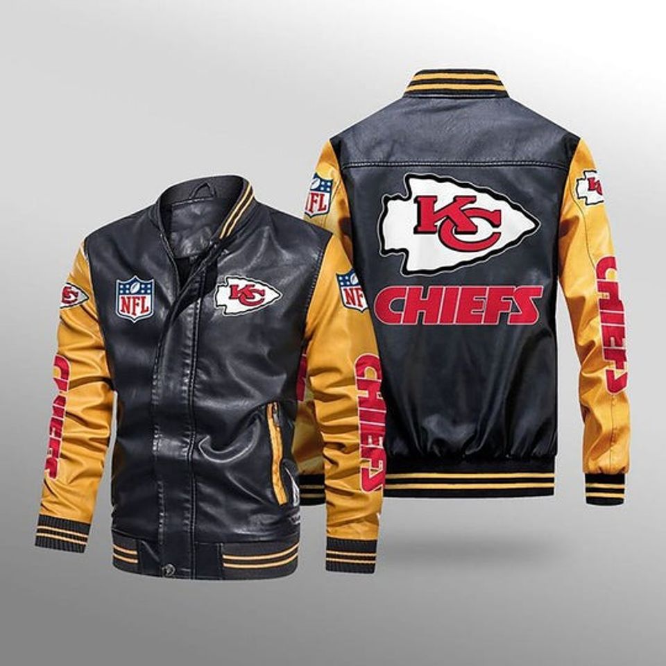 Kansas City Chiefs Leather Varsity Jackets