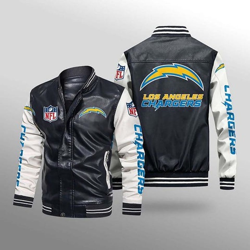 Los Angeles Chargers Leather Varsity Jackets