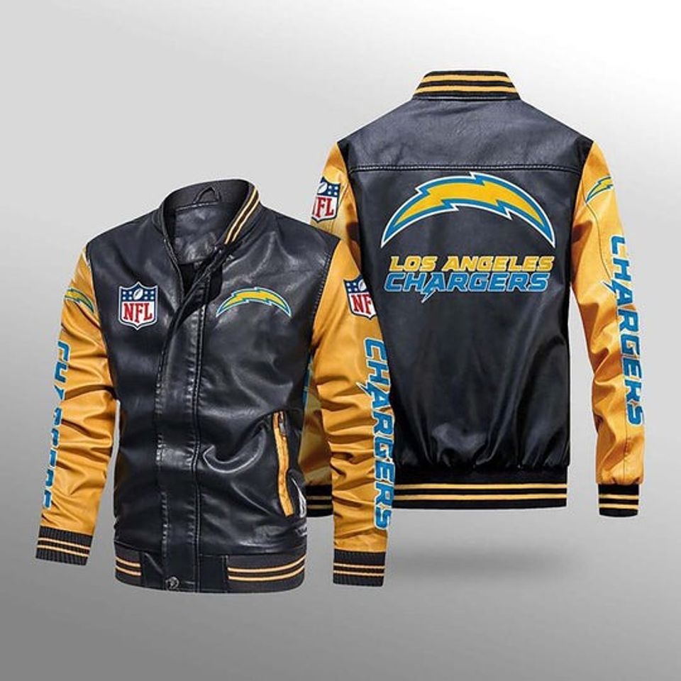Los Angeles Chargers Leather Varsity Jackets