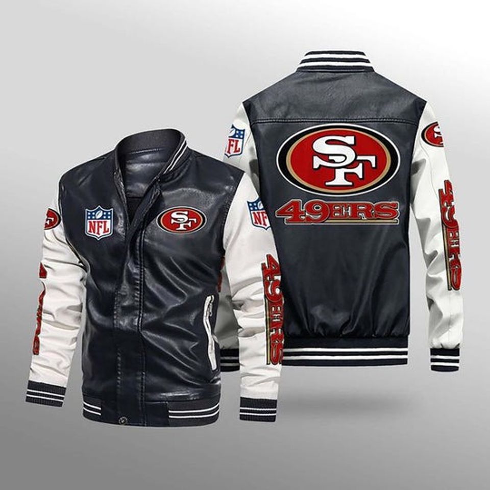 San Francisco 49ers Leather Varsity Jackets