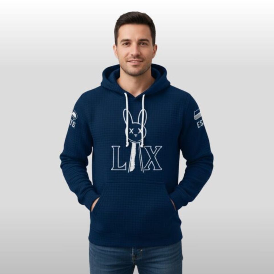 2026 Seahawkss x Bad Bunny Bowl LX Waffle Hoodie