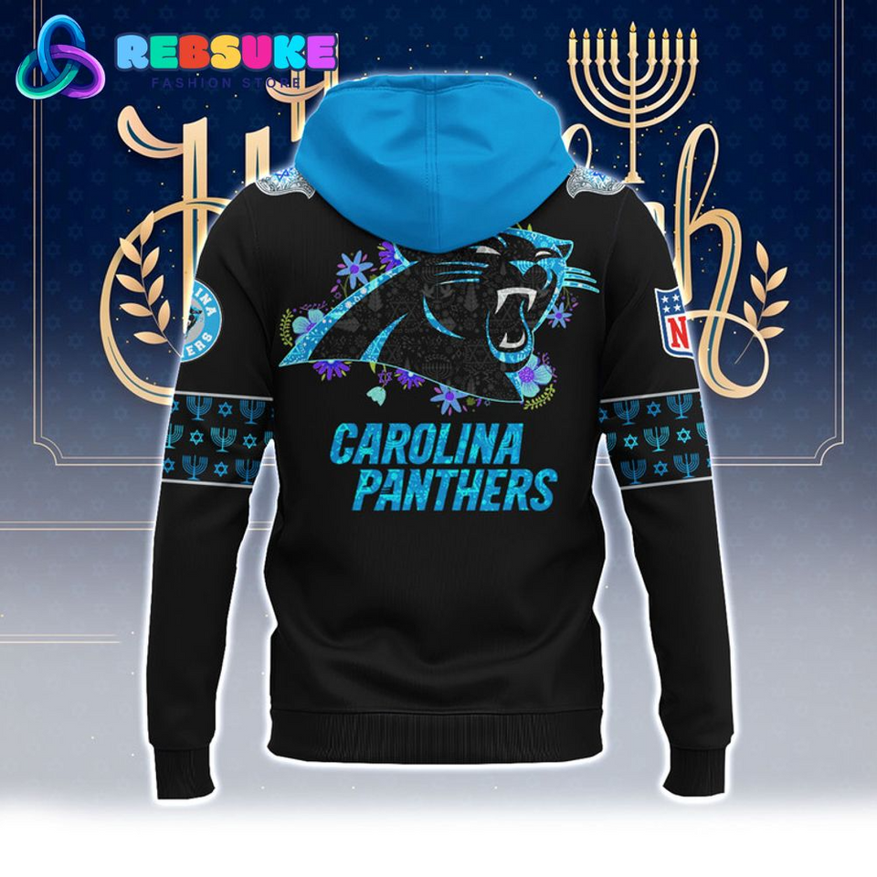 Carolina Panthers football Hanukkah Holiday Hoodie