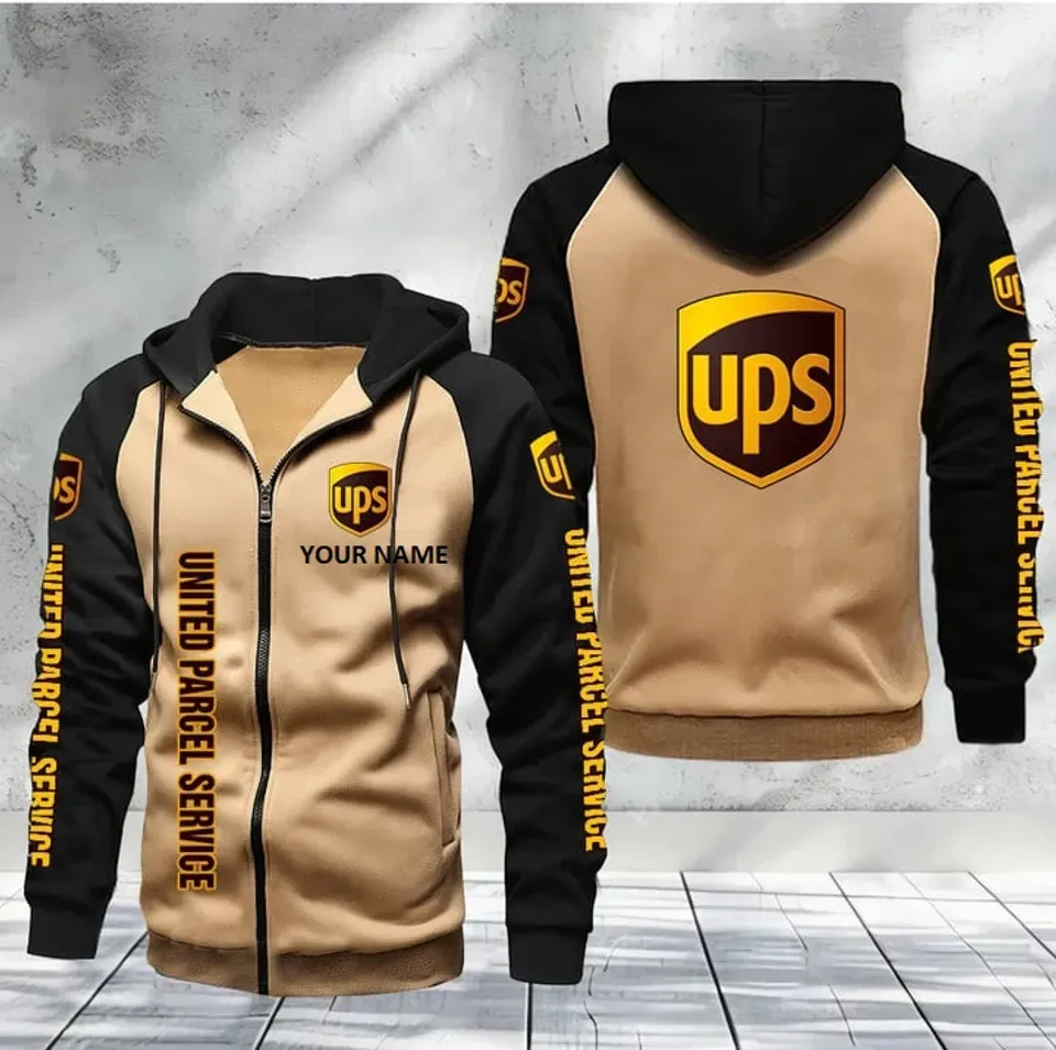 Custom Name Postal Worker Men's Raglan Full Zip Hoodies