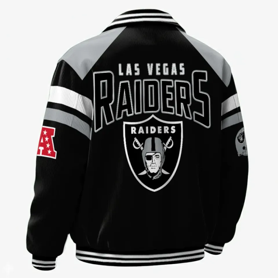 Las Vegas Raiders Classic Varsity Bomber Jacket