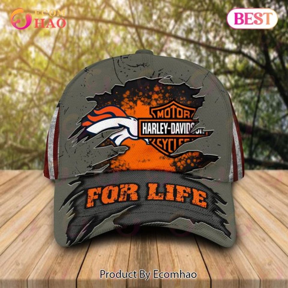 Haarleyy Davidson x Denver Broncos Cap Allover Print