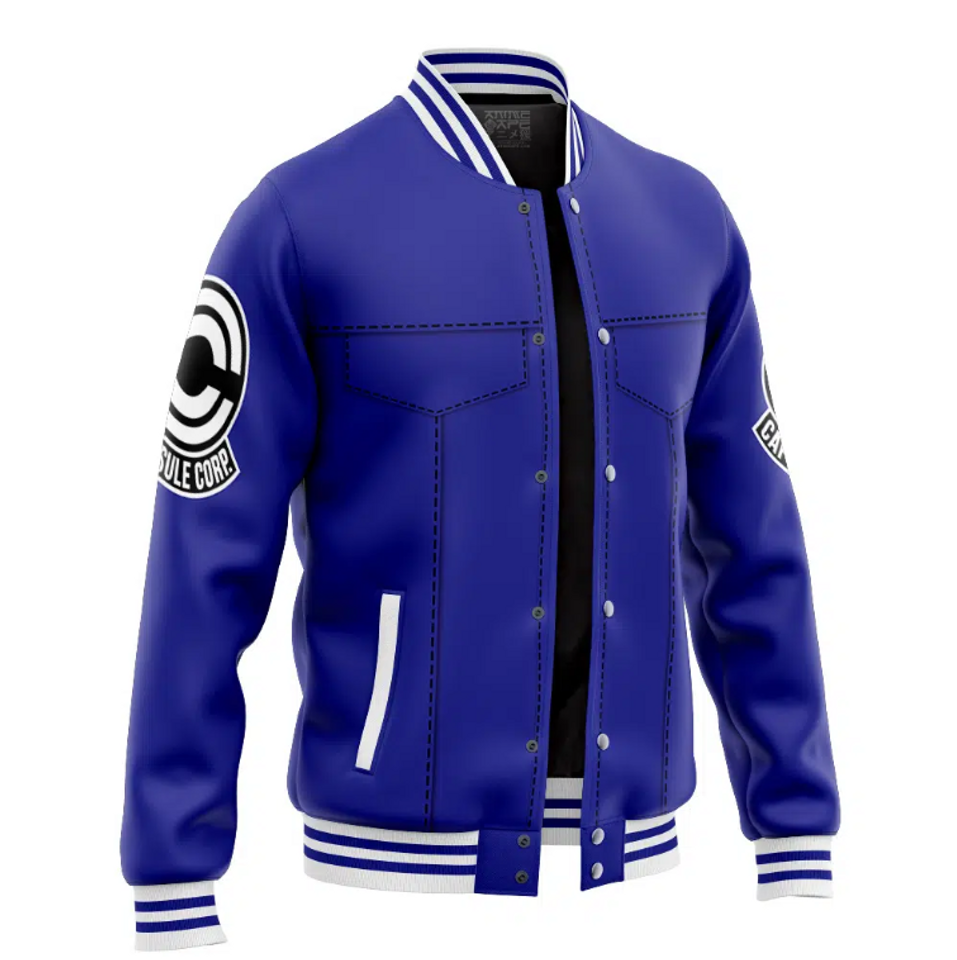 Trunks Capsule Corp. Dragon Ball Z Varsity Jacket