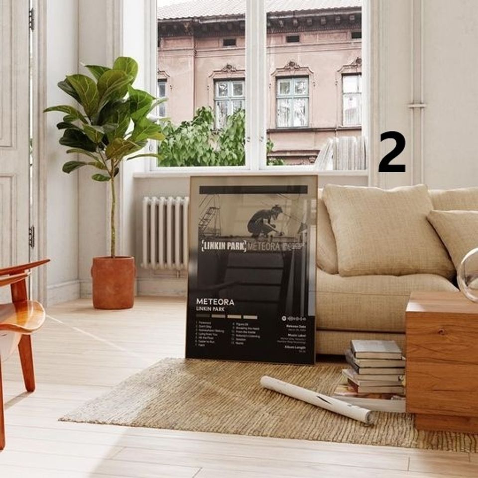 Meteora - Linkin Park - Premium Semi-Gloss Poster - Unframed