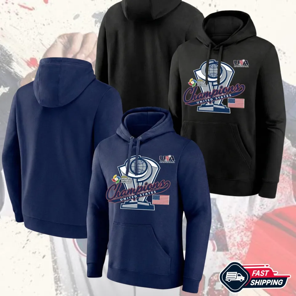 2026 World Baseball Classic USA Team Champions Hoodie