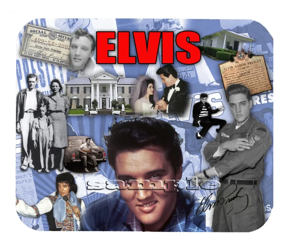 Elvis Presley Autographed Mouse Pad