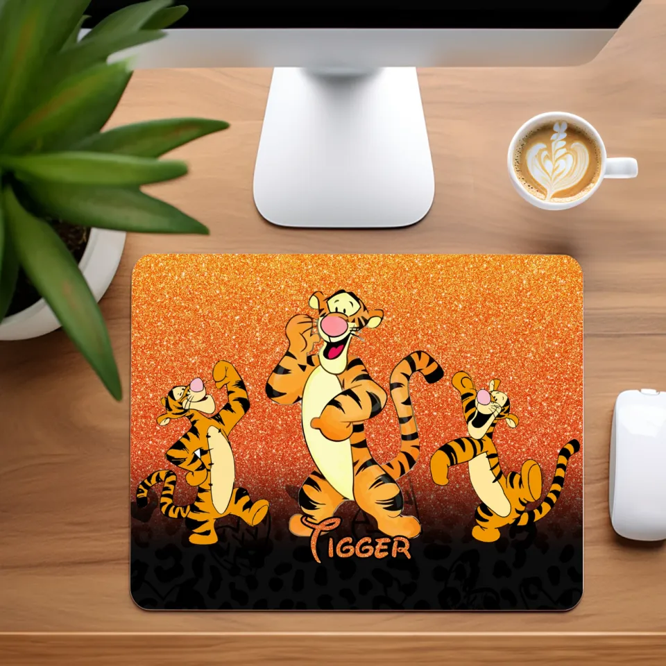 Tigger Inspired  Mouse Pad