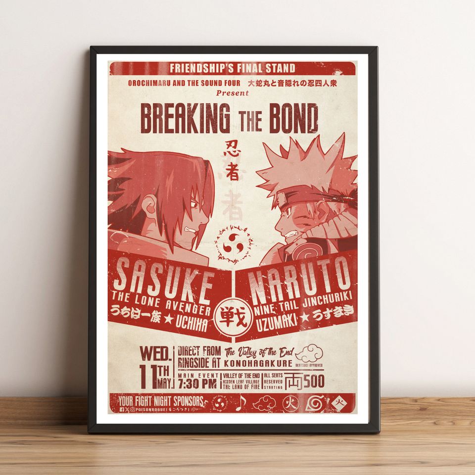 Narutoo Poster, Breaking the Bonds Poster