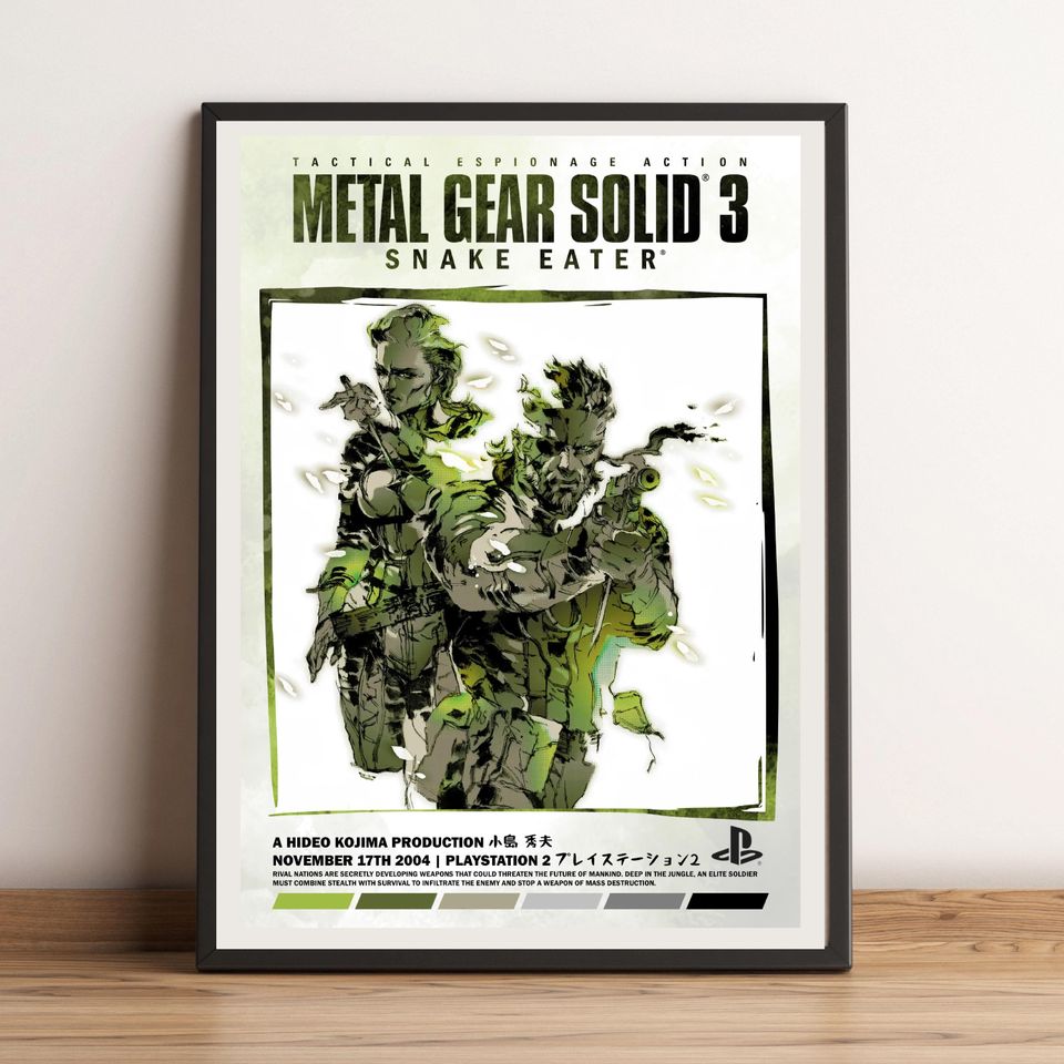 Metal Gear Solid 3 Cover Poster