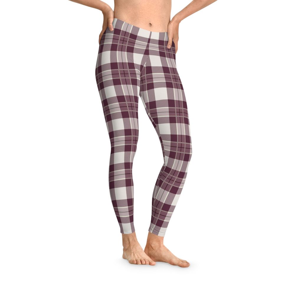 Plaid Stretchy Leggings