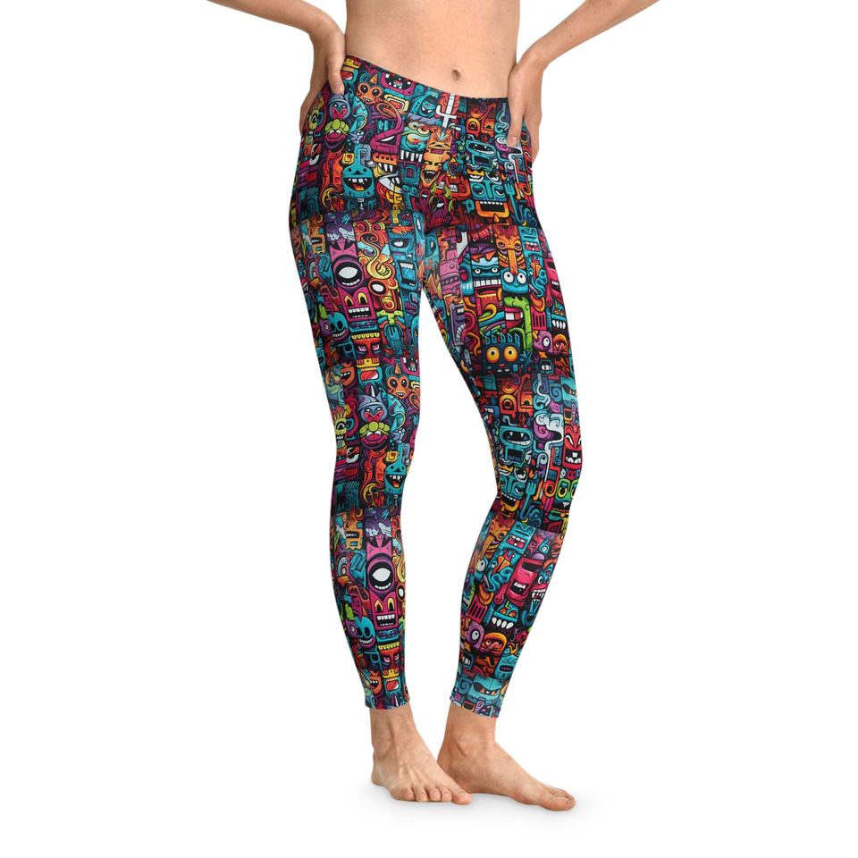 Graffiti Stretchy Leggings