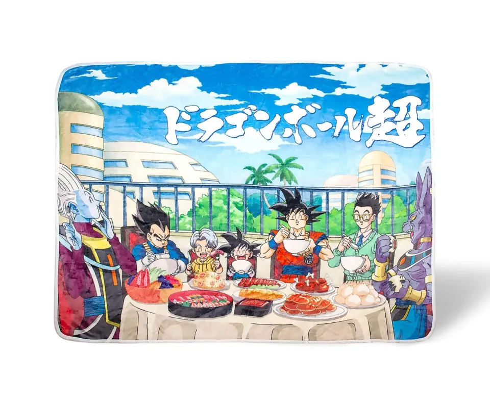 Dragon Ball Super Feast Plush Fleece Blanket |
