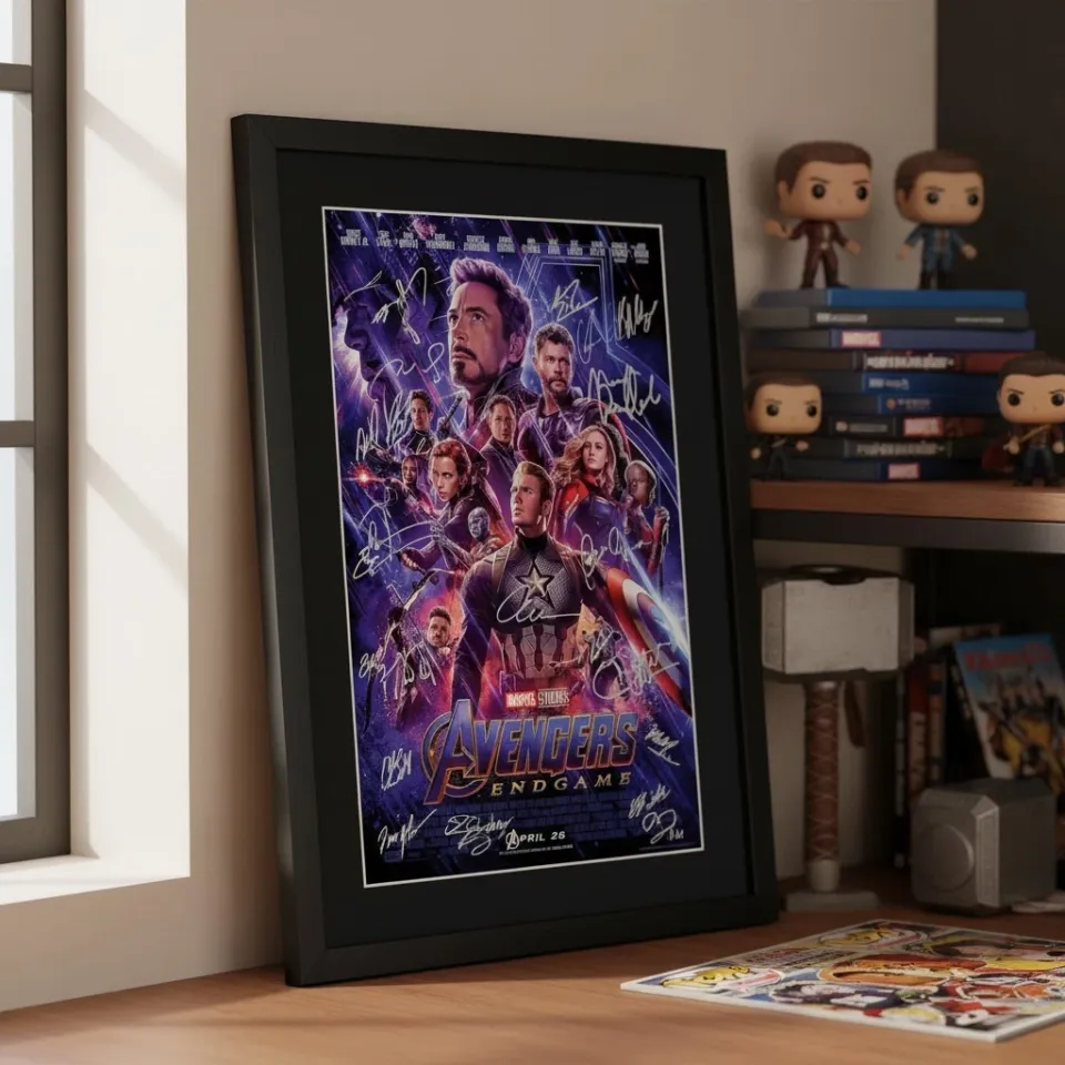Avengers Endgame Signed Vertical Poster