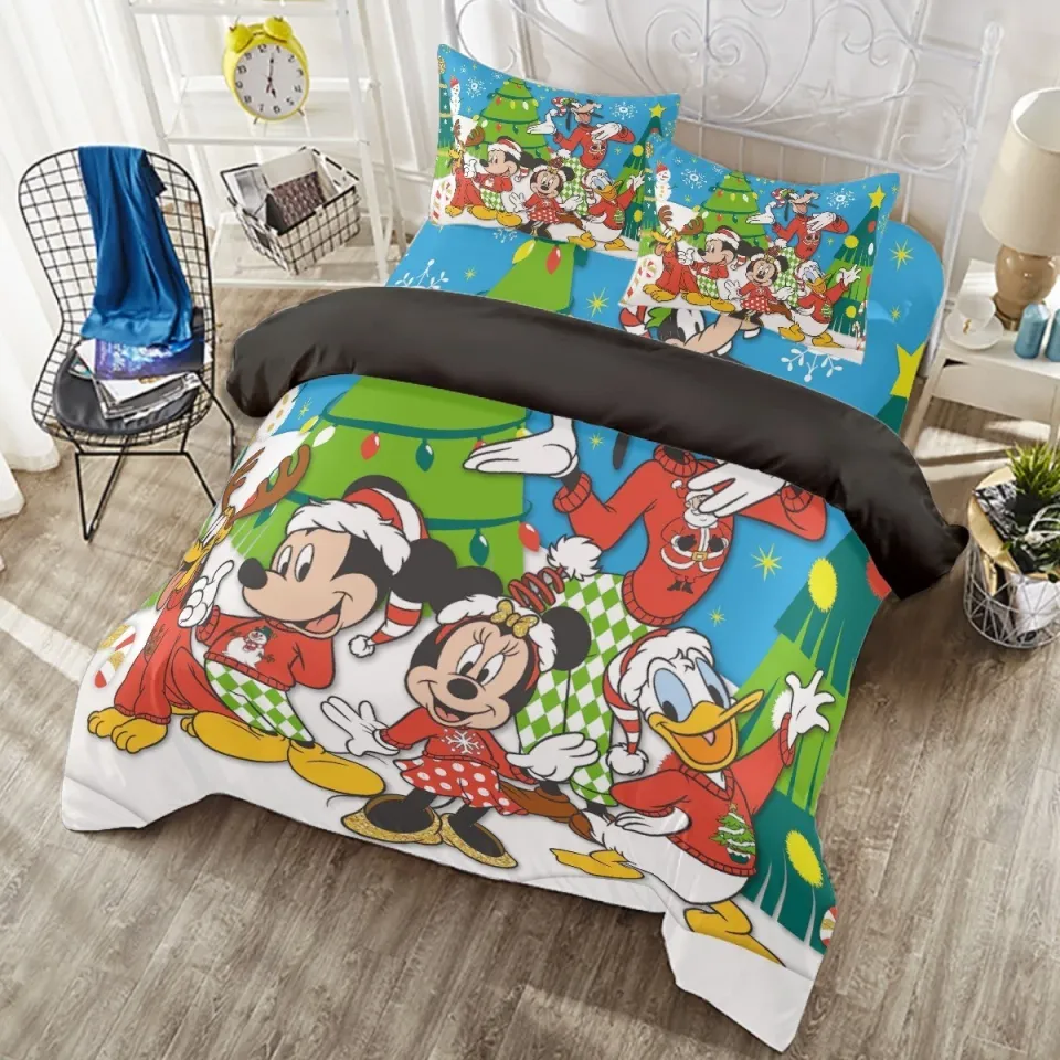Happy Christmas Print Duvet Cover Set