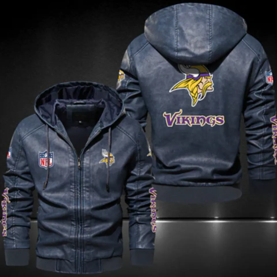 Minnesota Vikings Leather Jacket
